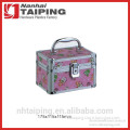 Small Pink Mini Aluminum Beauty Bag Vanity Box Ring Jewelry Box